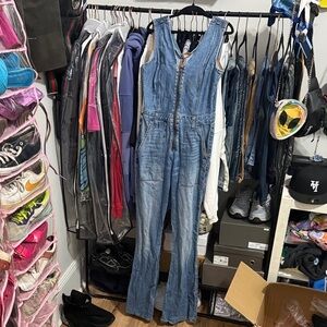 Ramy Brook Blue Denim Overalls